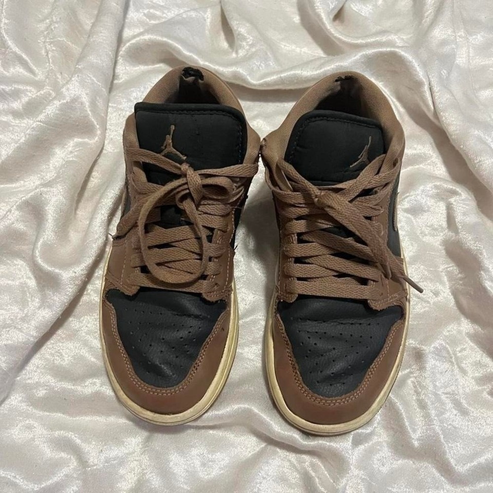Jordan 1 Low Archaeo Brown trainers sneaker 6.5M Streetwear sportswear skater - Picture 4 of 7